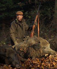 ost Chris Dorsey in Hungary with his wild boar